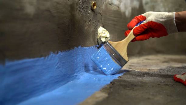 Commercial Interior Drainage System project at a Plymouth, MI business property by SJ Waterproofing Pros